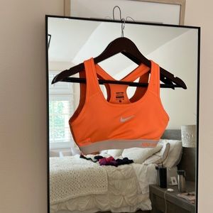 Nike Pro Dri-Fit Small Orange Sports Bra
